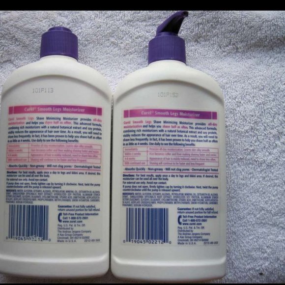 Curel Smooth Legs Shave Minimizing All Day Moisturizer Lotion 12.5 floz Pump Soy - Picture 3 of 10
